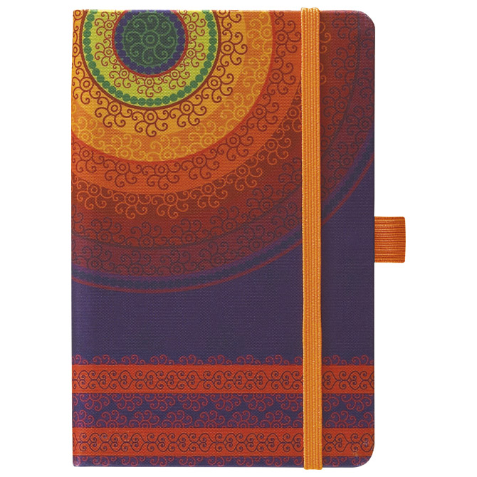 Notes Ivory  9x14cm crte s gumicom Exotic 09-023 narančasti!!