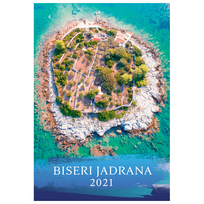 Kalendar "Biseri Jadrana 2025" 13 listova, spirala