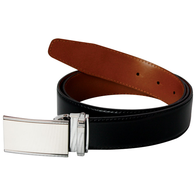 Remen muški širina 3,4 cm Ranieri 0523 dva lica crni/smeđi