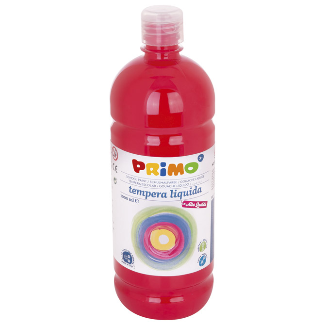 Boja tempera  1litra Primo 203TL1000300 crvena