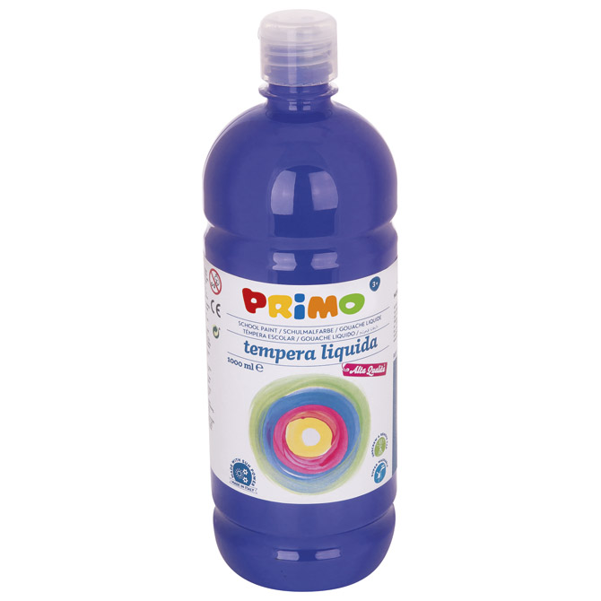 Boja tempera  1litra Primo 203TL1000500 tamnoplava