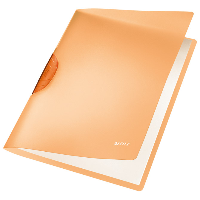 Fascikl klip pp A4 Color R-Bow Leitz 41760145 narančasti!!