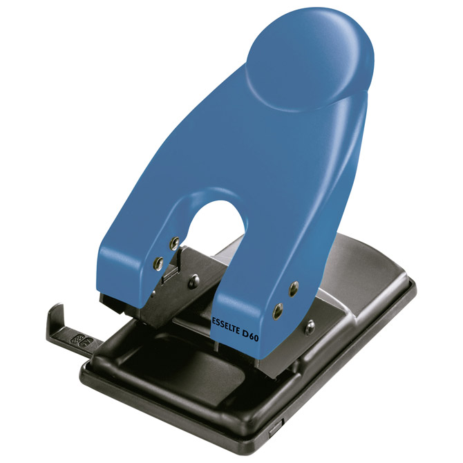Bušač 2 rupe do  60 listova D60 Esselte 177030 plavi