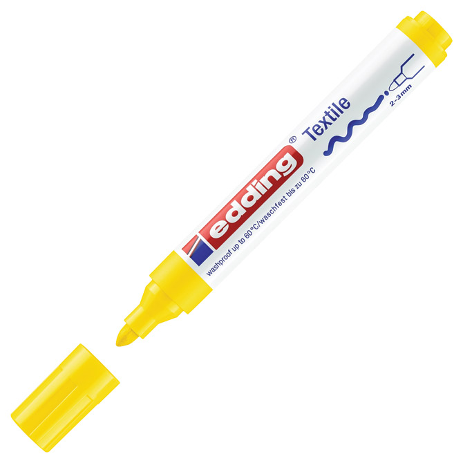 Marker za tekstil 2-3 mm Edding 4500 žuti