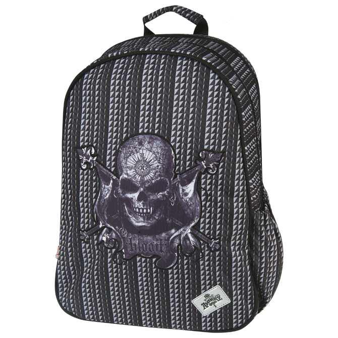 Ruksak školski Alchemy Pirat Fire Target 23776 sivi!!