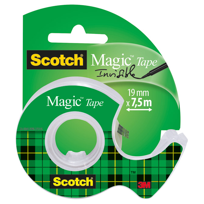 Traka ljepljiva nevidljiva 19 mm/ 7,5m Scotch Magic 3M.blister
