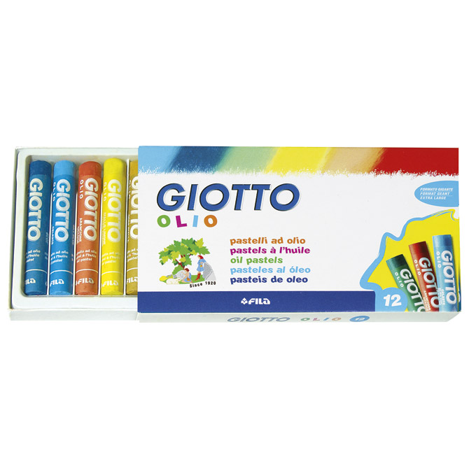Boje uljne 12boja karton Giotto Olio Fila 2930!!
