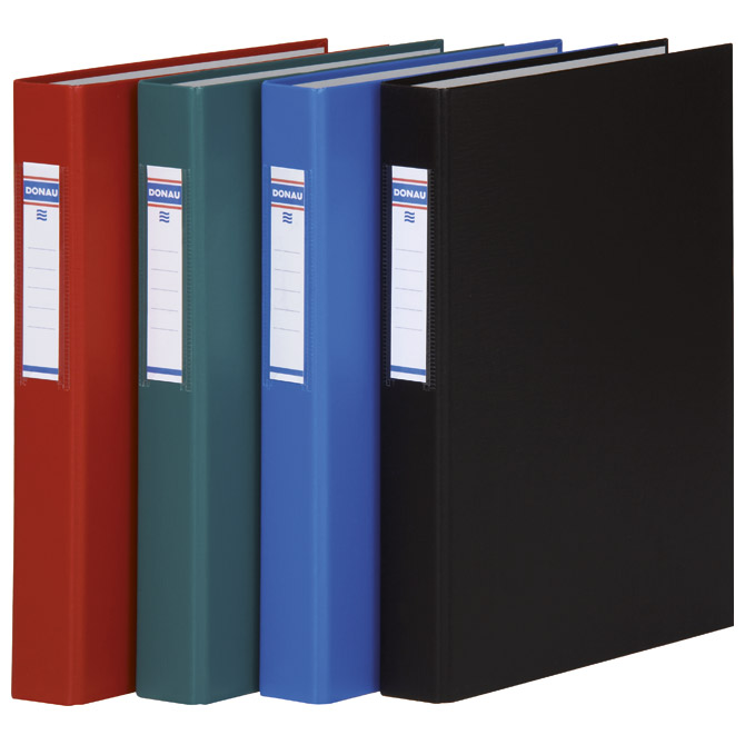 Mapa uložna 4ringa-fi25 mm A4 Donau 3735001PL-04 crvena
