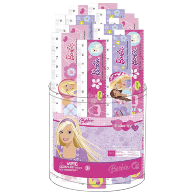 Ravnalo pvc 15cm pk36 Barbie Target 0064!!