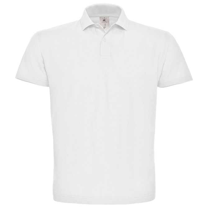 Majica kratki rukavi polo B&C ID.001 180g bijela M 
