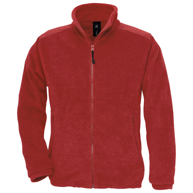 Jakna zip-flis B&C Icewalker 300g crvena XL!!