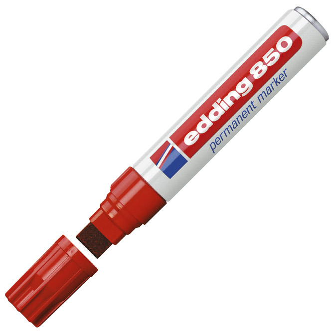 Marker permanentni 5-16 mm Edding 850 crveni