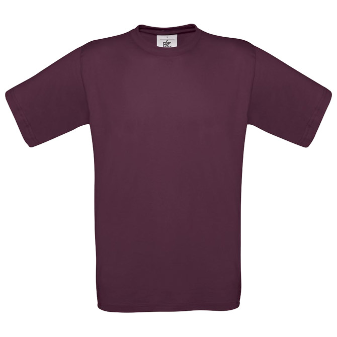Majica kratki rukavi B&C Exact 150g bordo XL!!