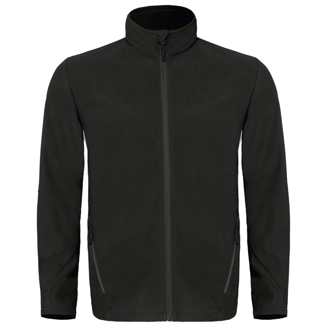 Jakna zip-microflis muška B&C Coolstar 170g crna S!!