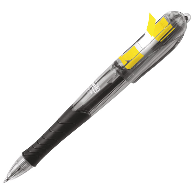 Roler gel 0,7mm s Post-it zastavicama 694 3M.crni!!