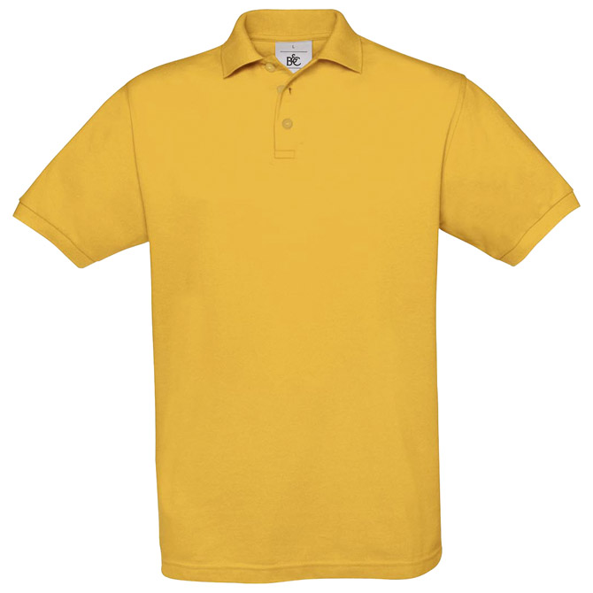 Majica kratki rukavi B&C Safran Polo 180g zlatna žuta M!!