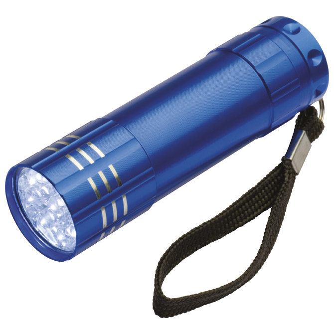 Svjetiljka ručna  9 LED metalna Montagris plava!!