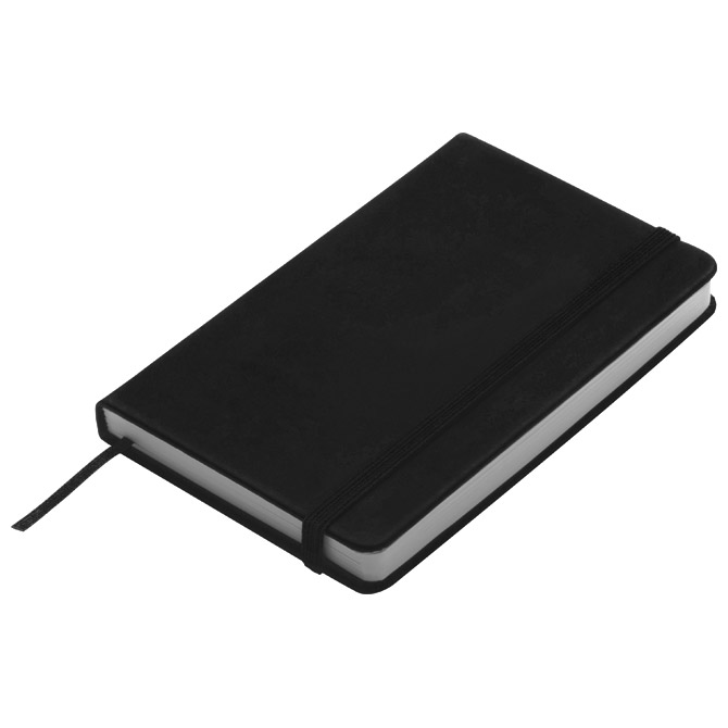 Notes  9x14 cm čisti 80L s gumicom Lübeck crni
