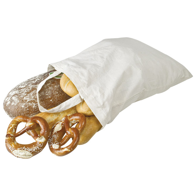 Vrećice za kupovinu pamučna 38x41 cm kratke ručke Arrecife natur