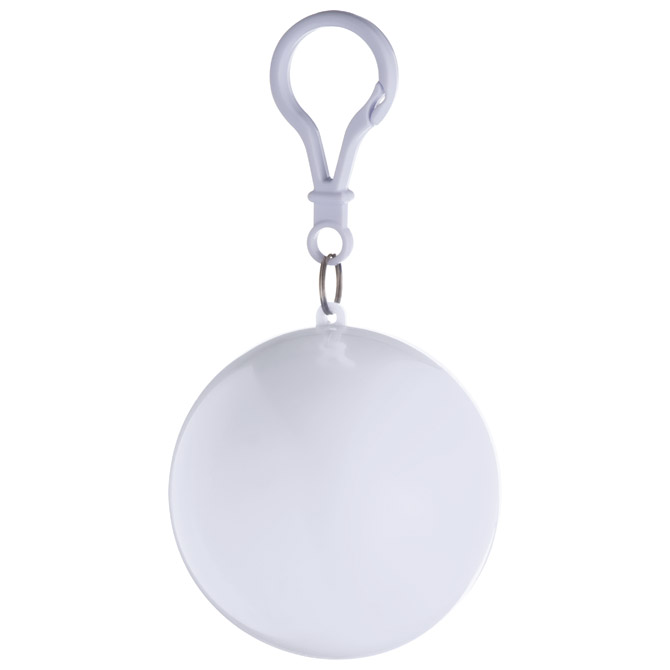 Kabanica s karabinerom u lopti bijeloj prozirno bijela