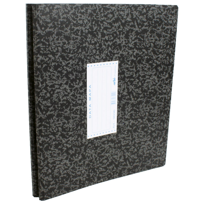 Mapa Data 9606 za papir 380 mmx12" Orbi 9606 marmorirana crna