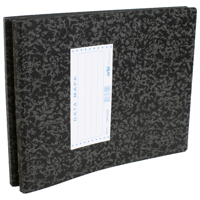 Mapa Data 9609 za papir 234 mmx12" Orbi 9609 marmorirana crna