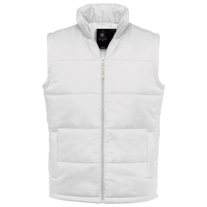 Prsluk zip muški B&C Bodywarmer/men bijeli L!!