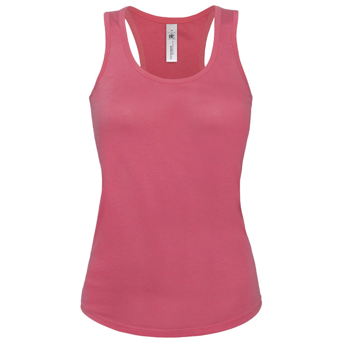 Majica bez rukava ženska B&C Patti Classic 120g roza XS!!