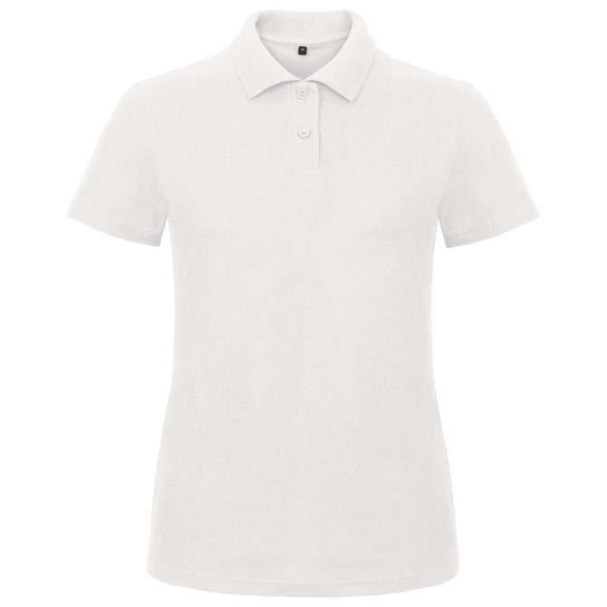 Majica kratki rukavi polo B&C ID.001/women 180g bijela XS