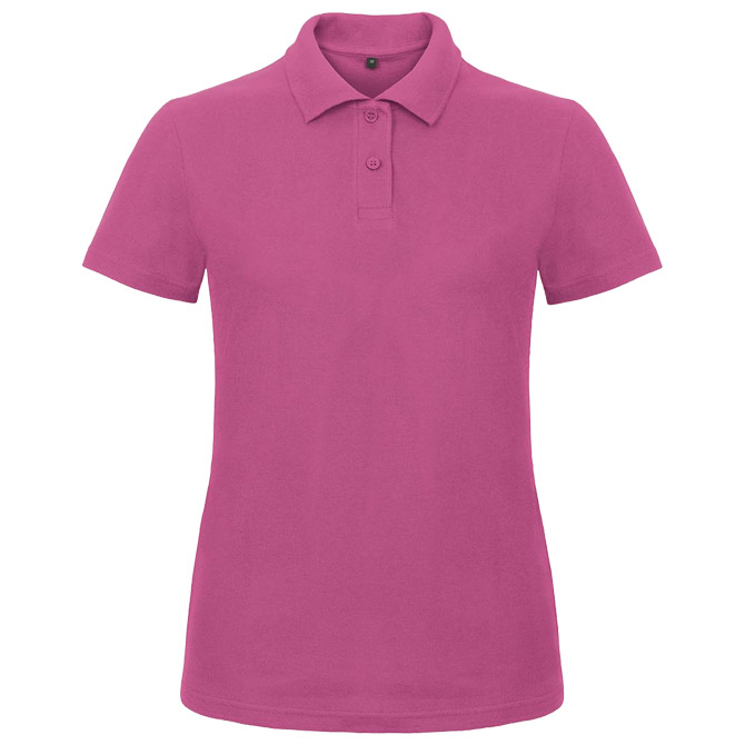 Majica kratki rukavi polo B&C ID.001/women 180g roza XS!!