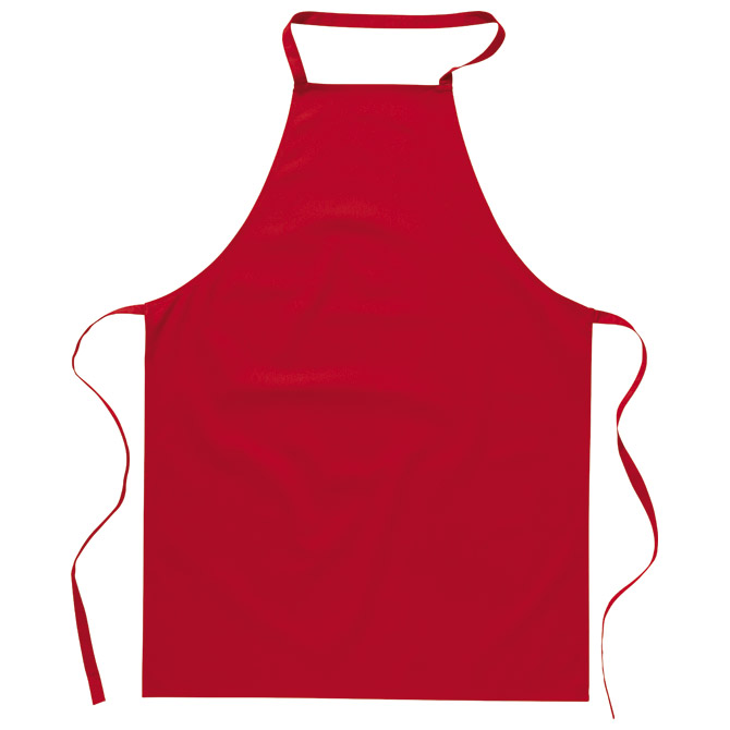 Pregača za kuhanje pamučna 65x90 cm crvena