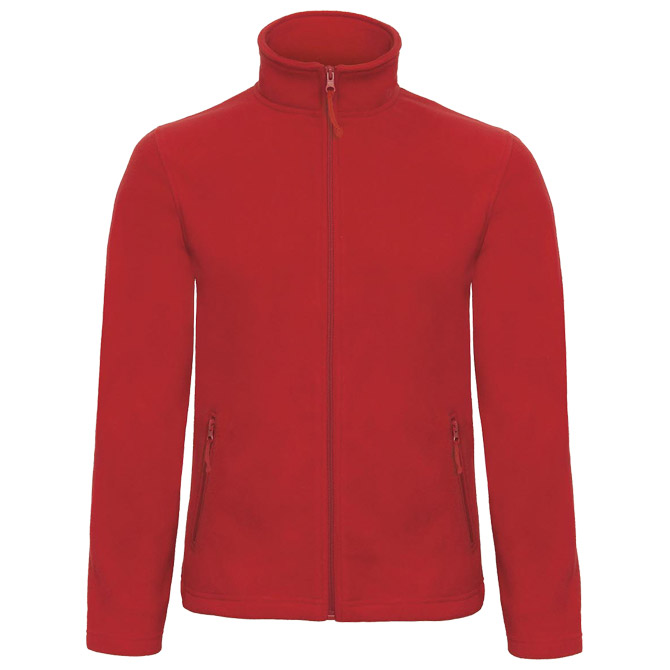 Jakna zip-flis B&C ID.501 280g crvena 2XL