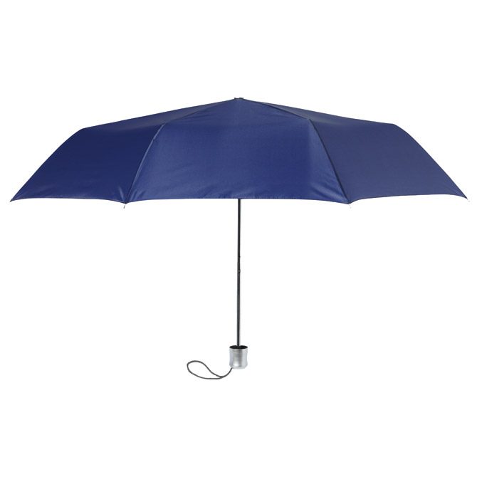 Kišobran ručni sklopivi s plastičnom drškom tamno plavi
