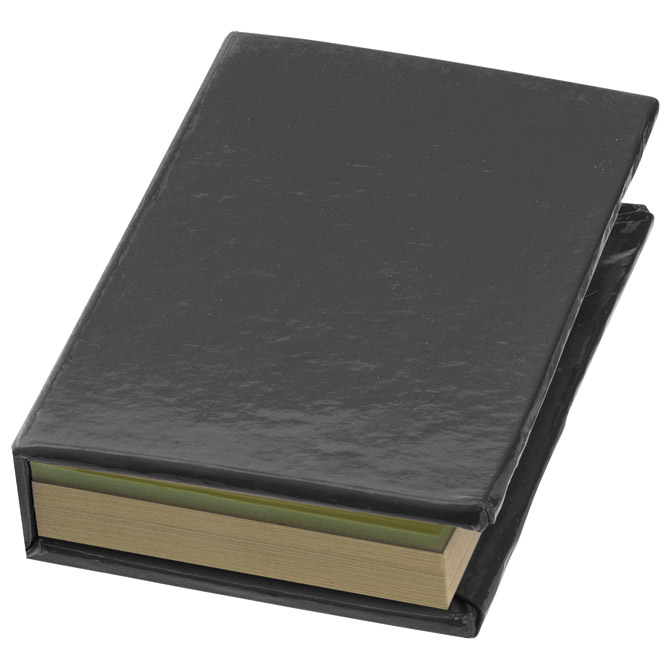 Blok samoljepljiv + 5 zastavica u korici crni