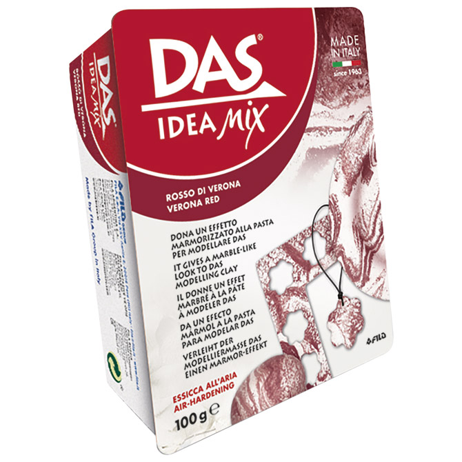 Masa-boja s mramor efektom DAS Fila 342002 crvena!!