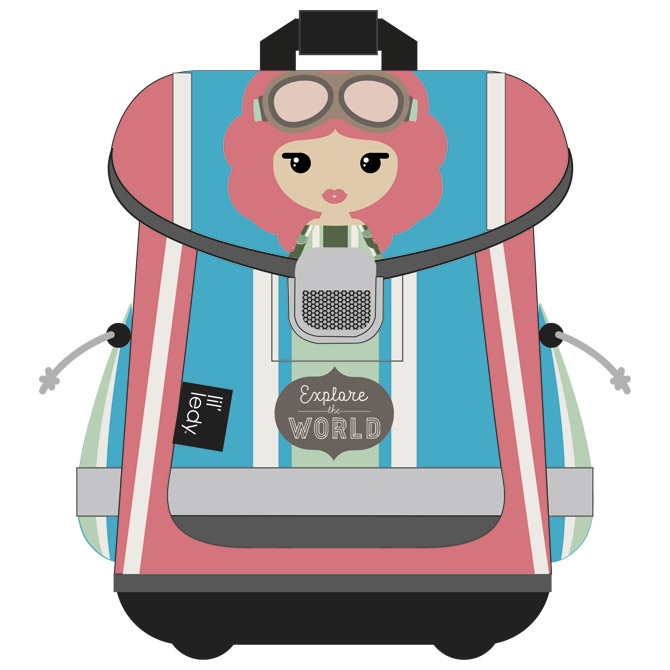 Torba školska anatomska Lil Ledy Traveler G4186521!!