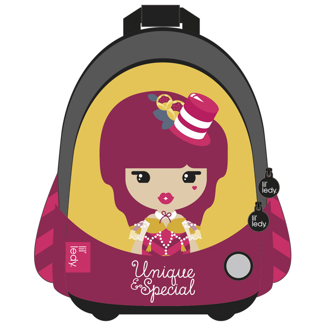 Ruksak školski anatomski lagan Lil Ledy Cabaret G4186522!!