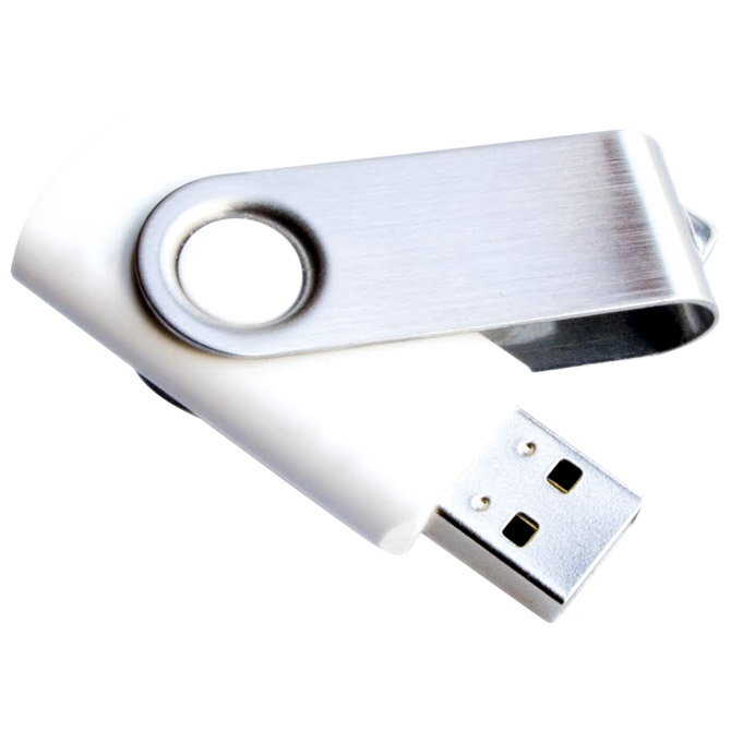 Memorija USB  8GB Twister bijela!!