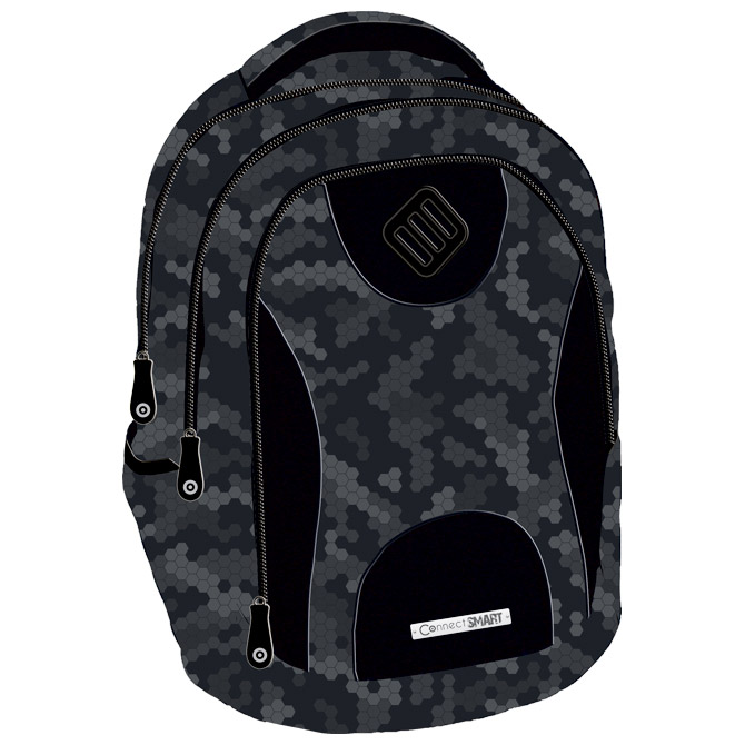 Ruksak školski 2u1 Smart Connect crni!!
