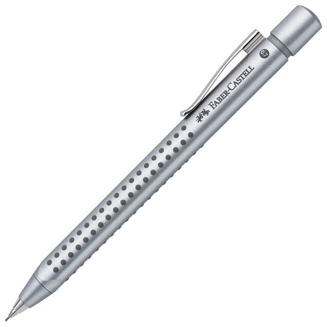 Olovka tehnička 0,7 mm Grip 2011 Classic Faber-Castell 131211 srebrna!!