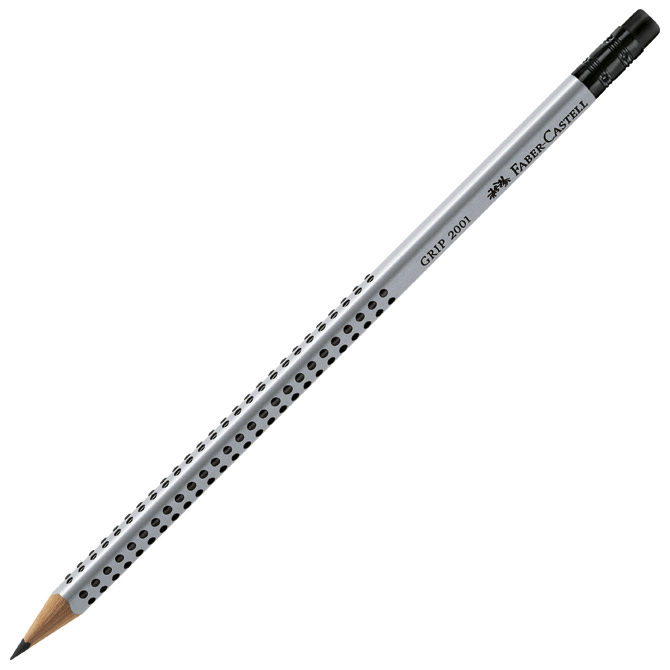 Olovka grafitna HB s gumicom Grip 2001 Faber-Castell 117200