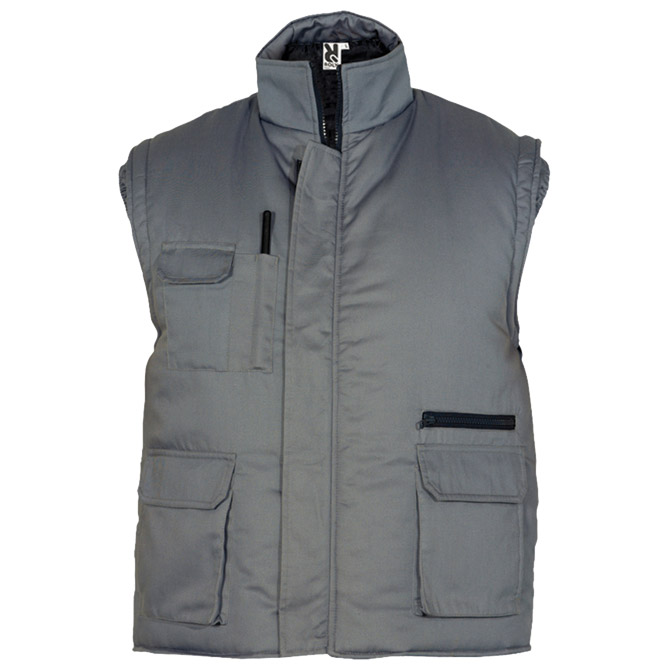 Prsluk muški zip Almanzor sivi XL