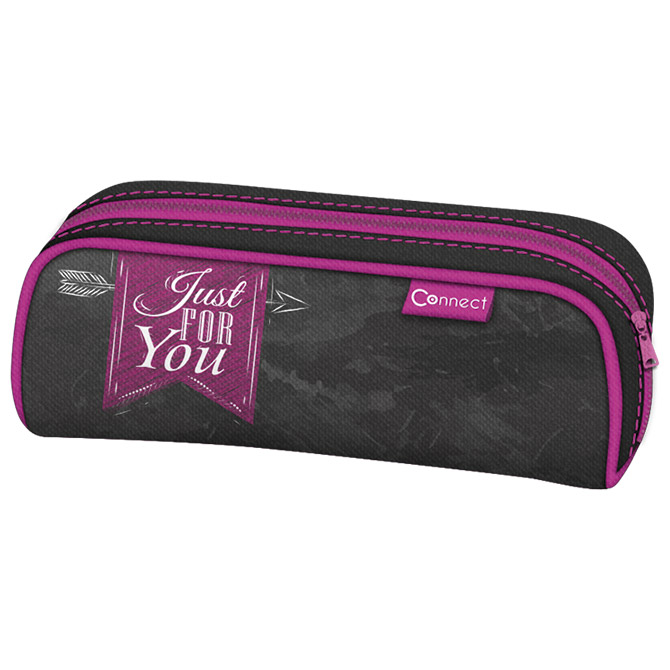 Pernica vrećica/pravokutna Just For You Connect sivo/roza