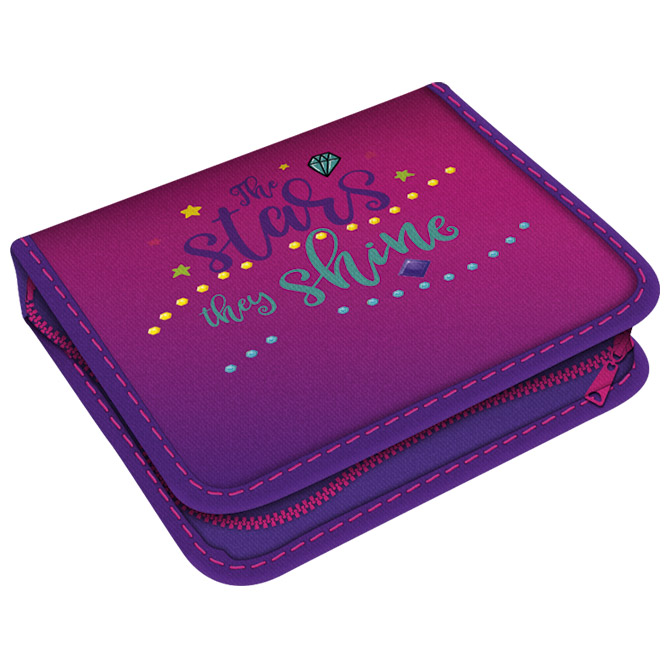 Pernica puna 1zip 2preklopa Shine For You 1A Connect rozo-ljubičasta!!