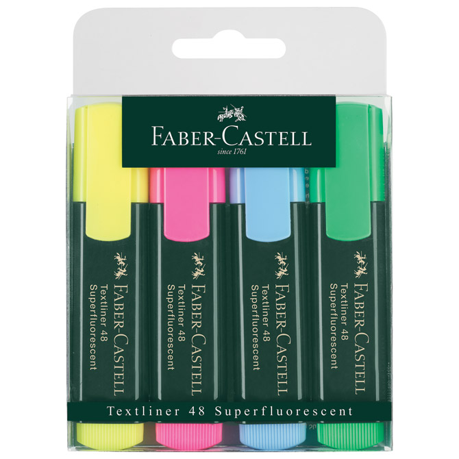 Signir 1-5 mm 48 pvc etui Faber-Castell 154804/4boje blister!!