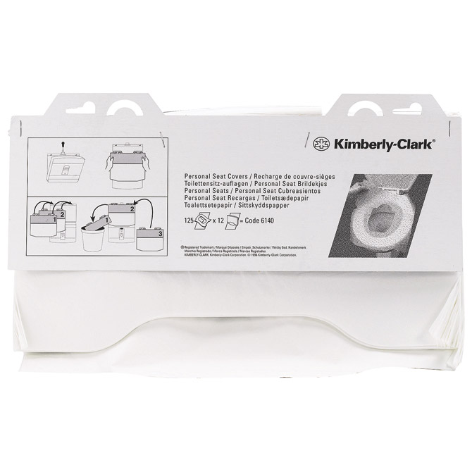 Ulošci za WC dasku pk12x125 Kimberly Clark 6140 bijeli