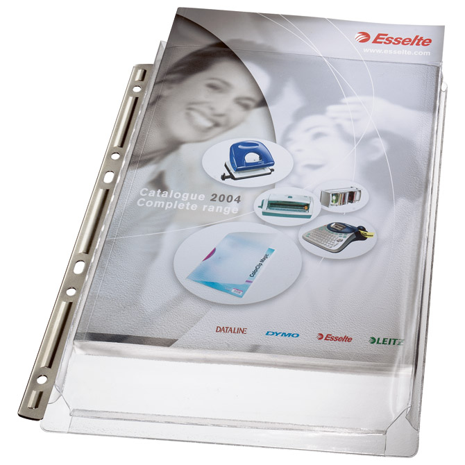 Fascikl uložni A4 prošireni metalni rub pp sjajni pk3 Leitz 47553003!!