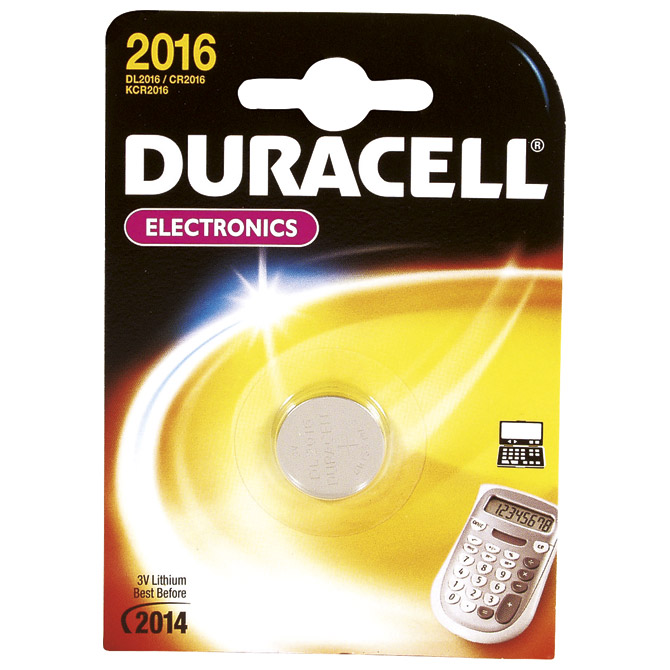 Baterija litij dugmasta 3V Duracell 2016 blister