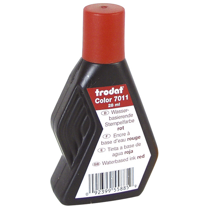 Boja za pečat 28 ml Trodat 7011 crvena