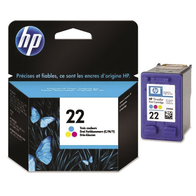 Ink Jet HP. no.22 C9352AE original kolor